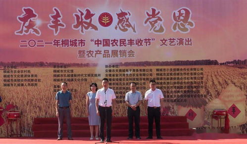 庆丰收 感党恩——2021年桐城市中国农民丰收节文艺演出暨农产品展销会圆满闭幕